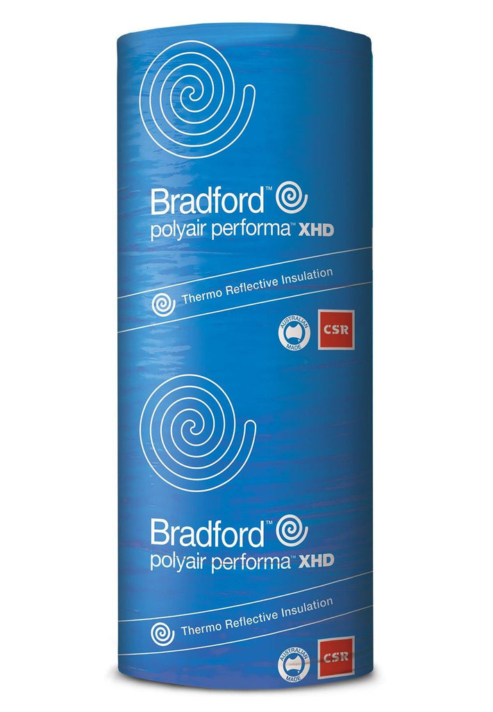 Bradford Polyair Performa 4.0 XHD Shed Insulation - 1350mm x 22.25m - 30m²/pack - Insulfix