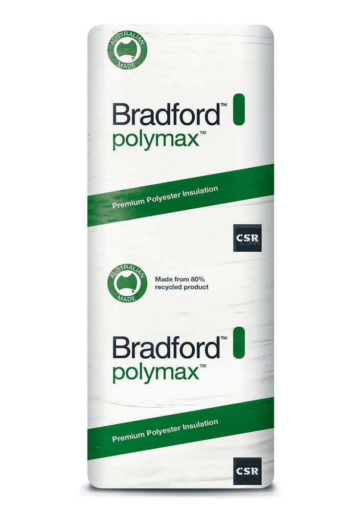 Bradford Polymax Ceiling Insulation Batts - R3.0 - 1160 x 580mm - 5.4m²/pack - Insulfix