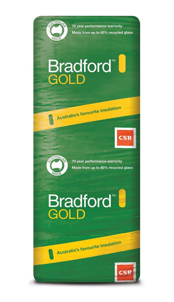 Bradford Gold Wall Insulation Batts - R2.0 - 1160 x 430mm - 11m²/pack - Insulfix