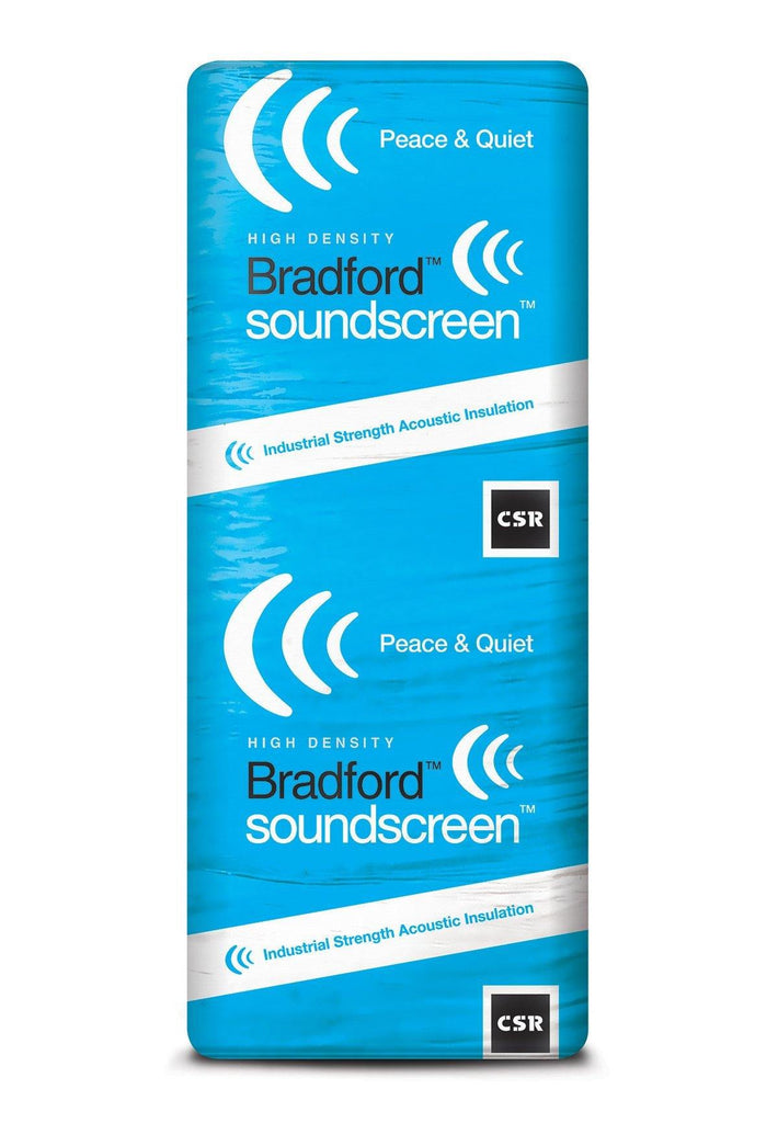 Bradford SoundScreen Acoustic Wall Insulation Batts - R2.5 - 1160 x 580mm - 4.7m²/pack - Insulfix